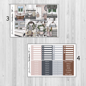 Farmhouse  - Happy Planner decorative weekly planner sticker kit