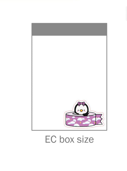 Load image into Gallery viewer, Pearl the Penguin - Washi  - Kawaii character sticker
