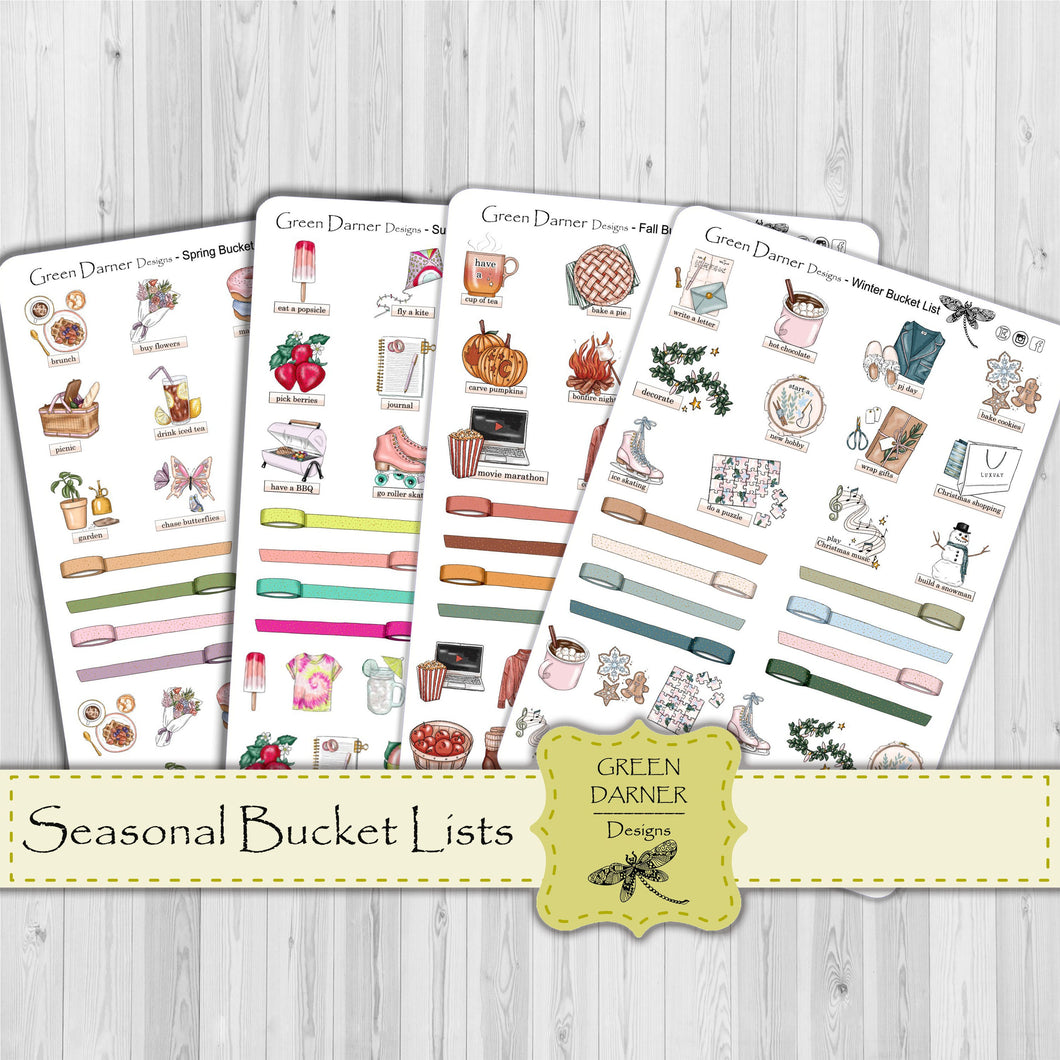 Bucket List - Spring/Summer/Fall/Winter