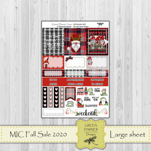 MIC Fall 2020 purchasable sale freebie - Plaid Gnomes