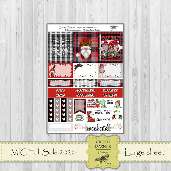 Load image into Gallery viewer, MIC Fall 2020 purchasable sale freebie - Plaid Gnomes
