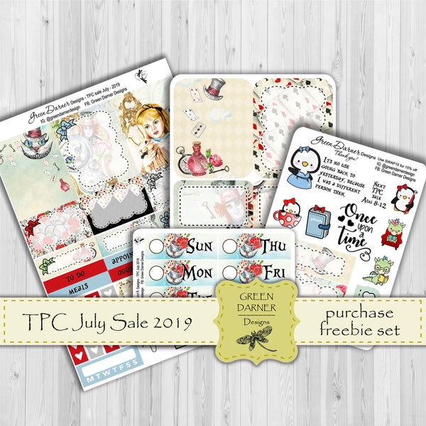 Load image into Gallery viewer, TPC July 2019 purchasable sale freebie - Alice
