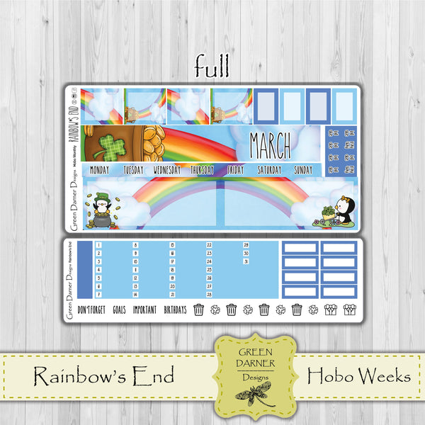 Load image into Gallery viewer, Hobonichi Weeks - Rainbow&#39;s End - Pearl the Penguin-  customizable monthly
