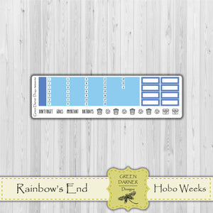 Hobonichi Weeks - Rainbow's End - Pearl the Penguin-  customizable monthly