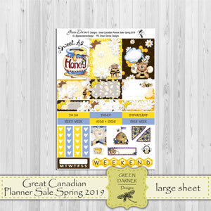 GCPS Spring 2019 purchasable sale freebie - Bears and Bees