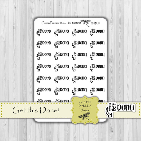 Load image into Gallery viewer, Get this Done! - script planner stickers
