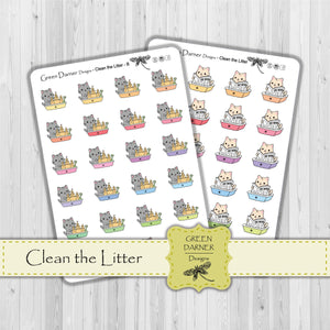 Clean the Litter - icon stickers