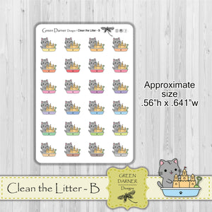 Clean the Litter - icon stickers