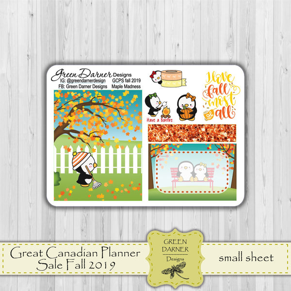 Load image into Gallery viewer, GCPS Fall 2019 purchasable sale freebie - Autumn Leaves
