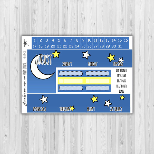 Load image into Gallery viewer, Happy Planner Monthly - Happy Camper - Pearl the Penguin - customizable monthly
