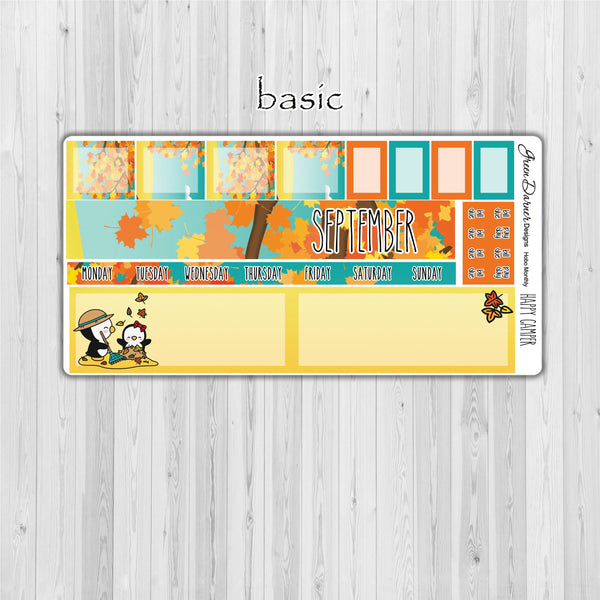Load image into Gallery viewer, Hobonichi Weeks - Autumn Leaves - Pearl the Penguin-  customizable monthly
