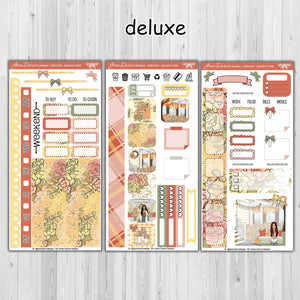 Autumn's Gold - Hobonichi Weeks decorative weekly planner sticker kit