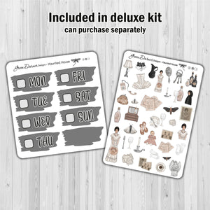 Haunted House - Big Happy Planner decorative weekly planner sticker kit