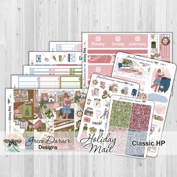 Load image into Gallery viewer, Holiday Mail - Happy Planner decorative weekly planner sticker kit
