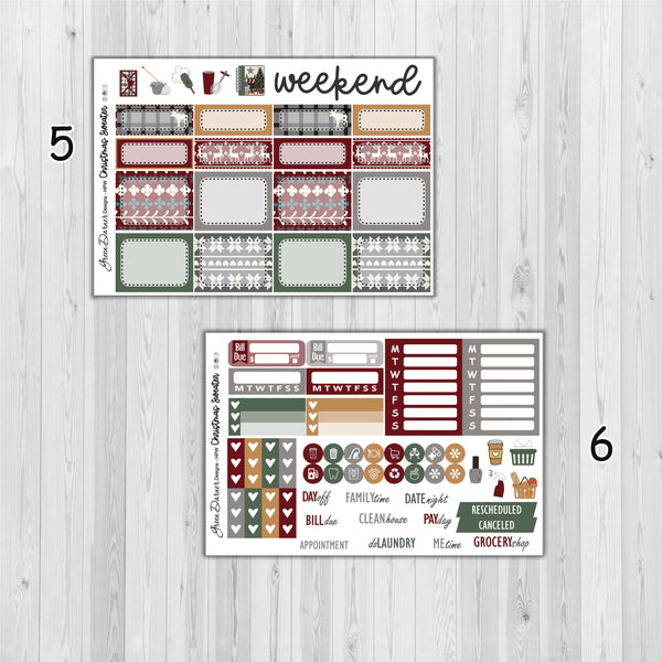 Load image into Gallery viewer, Christmas Sweater - Happy Planner decorative weekly planner sticker kit
