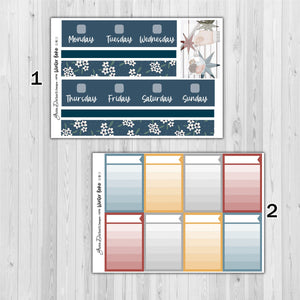 Winter Boho - Happy Planner decorative weekly planner sticker kit