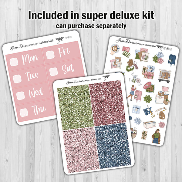 Load image into Gallery viewer, Holiday Mail - Big Happy Planner decorative weekly planner sticker kit
