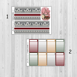 Christmas Sweater - Happy Planner decorative weekly planner sticker kit