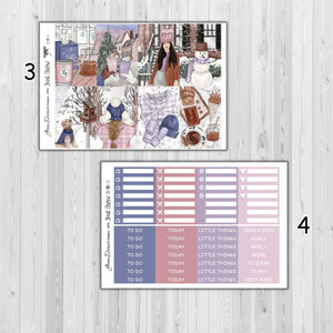 First Snow - Happy Planner decorative weekly planner sticker kit