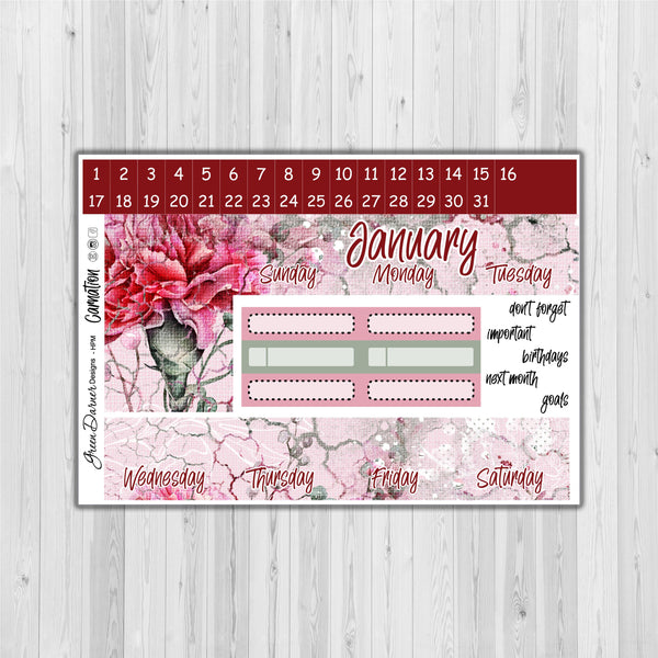 Load image into Gallery viewer, Happy Planner Monthly - Carnation - customizable monthly
