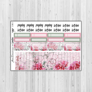 Happy Planner Monthly - Carnation - customizable monthly