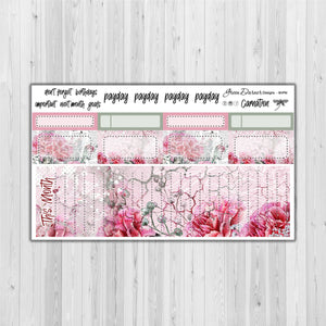 Big Happy Planner Monthly - Carnation - customizable monthly