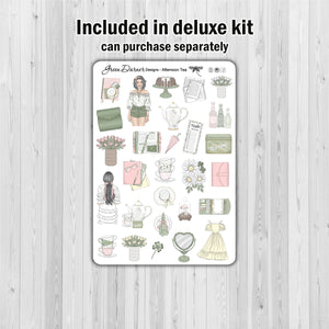 Afternoon Tea - Happy Planner decorative weekly planner sticker kit