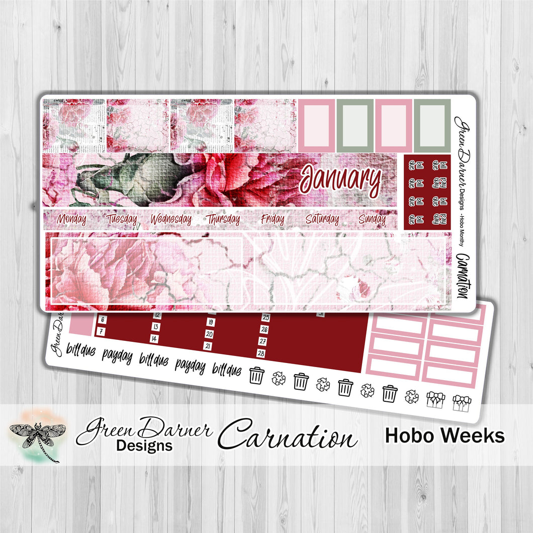 Hobonichi Weeks - Carnation - customizable monthly