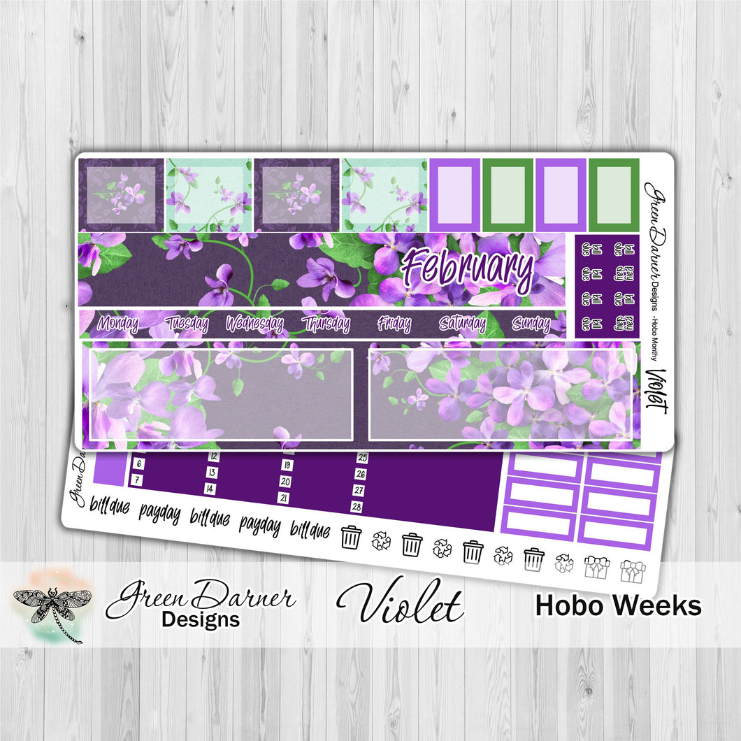 Hobonichi Weeks - Violet - customizable monthly