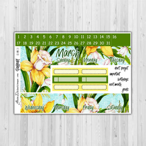 Happy Planner Monthly - Daffodil - customizable monthly