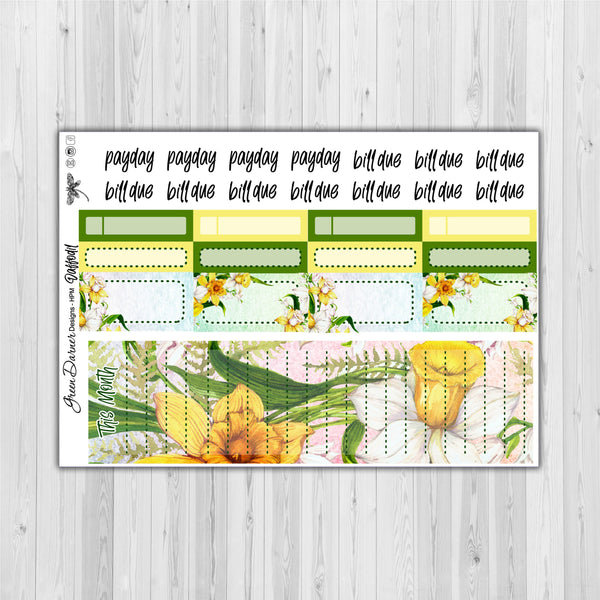 Load image into Gallery viewer, Happy Planner Monthly - Daffodil - customizable monthly
