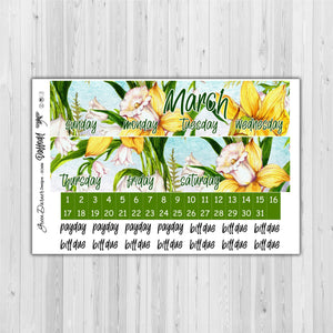 Erin Condern Planner Monthly - Daffodil - customizable monthly