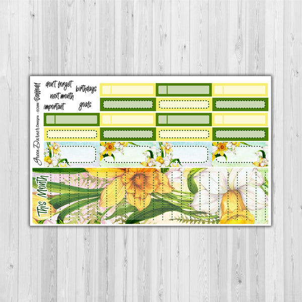 Load image into Gallery viewer, Erin Condern Planner Monthly - Daffodil - customizable monthly
