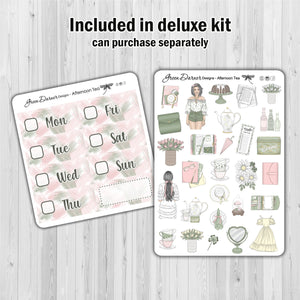 Afternoon Tea - Big Happy Planner decorative weekly planner sticker kit