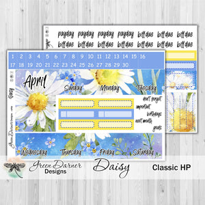 Happy Planner Monthly - Daisy - customizable monthly