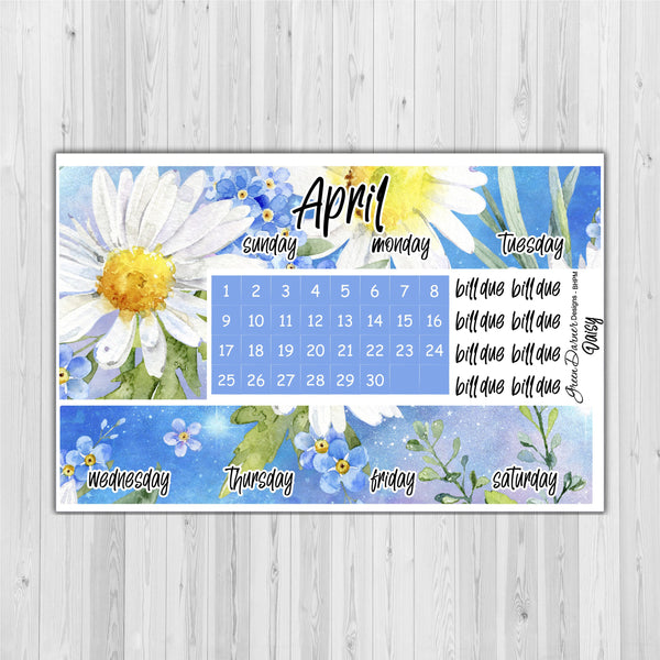 Load image into Gallery viewer, Big Happy Planner Monthly Daisy April - customizable monthly
