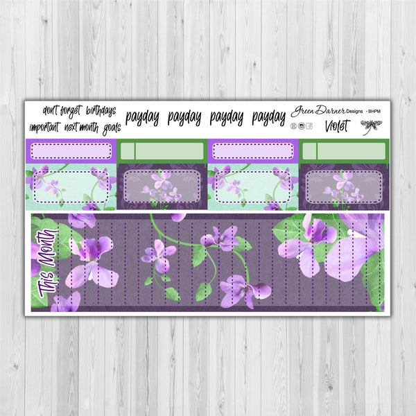 Load image into Gallery viewer, Big Happy Planner Monthly - Violet - customizable monthly
