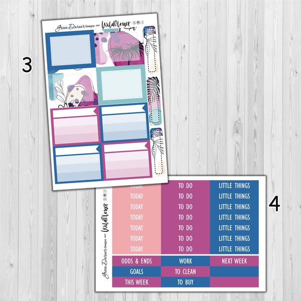 Load image into Gallery viewer, Wildflower - Big Happy Planner decorative weekly planner sticker kit
