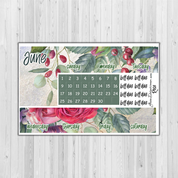 Load image into Gallery viewer, Big Happy Planner Monthly - Rose - customizable monthly
