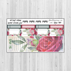 Big Happy Planner Monthly - Rose - customizable monthly