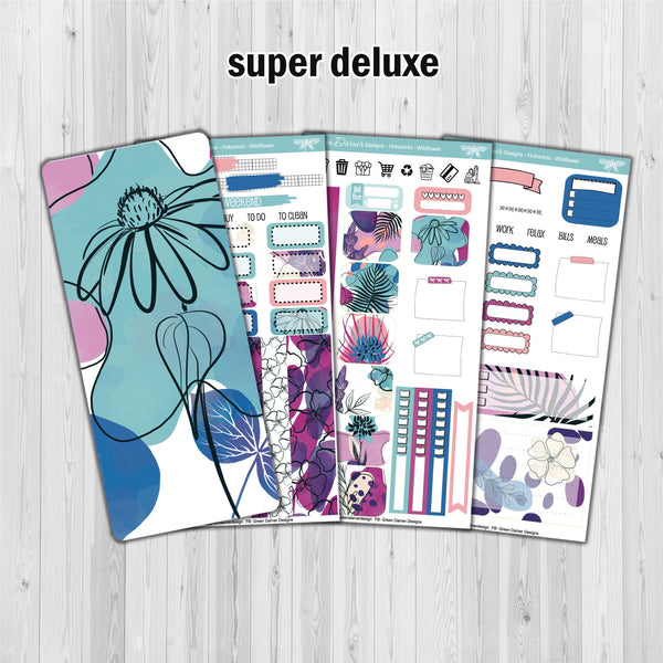 Load image into Gallery viewer, Wildflower - Hobonichi Weeks decorative weekly planner sticker kit
