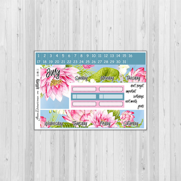 Load image into Gallery viewer, Happy Planner Monthly - Waterlily - customizable monthly
