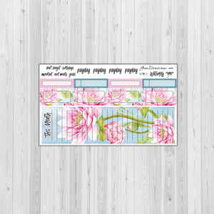 Big Happy Planner Monthly - Waterliliy - customizable monthly
