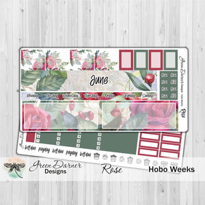 Hobonichi Weeks - Rose - customizable monthly