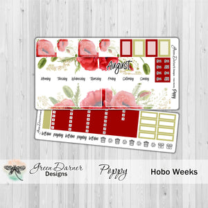 Hobonichi Weeks - Poppy - customizable monthly