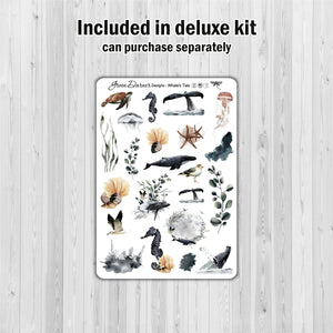 Whale's Tale  - Happy Planner decorative weekly planner sticker kit